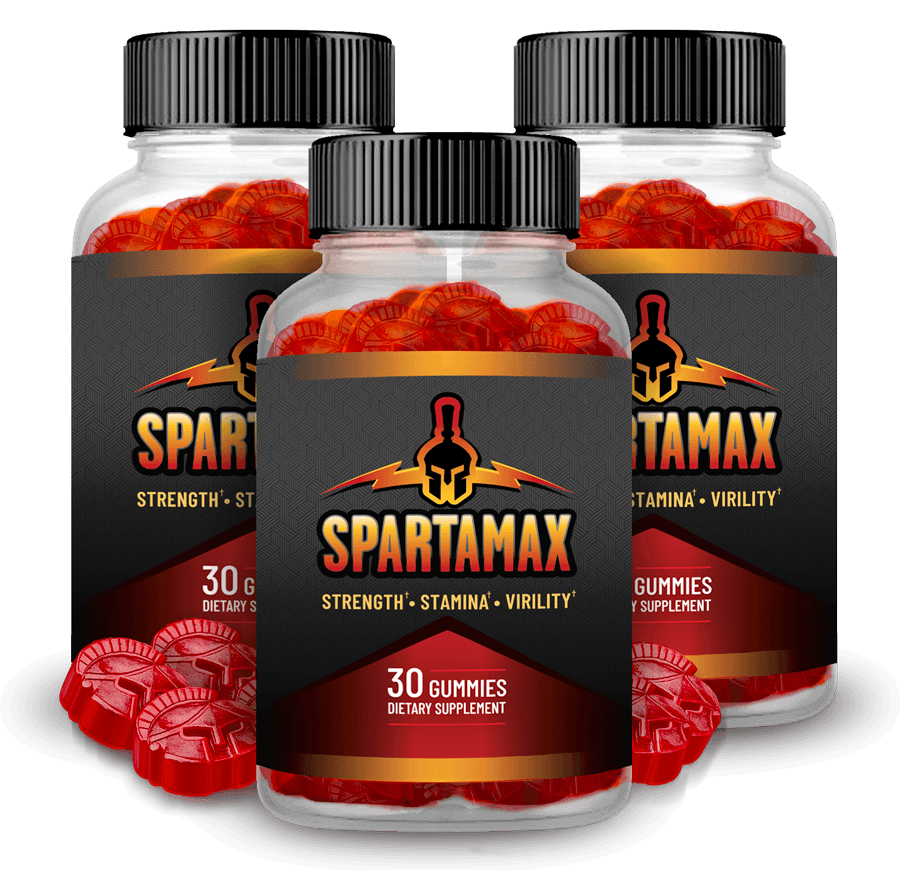 SpartaMax Gummies 3 bottles — 90-day supply